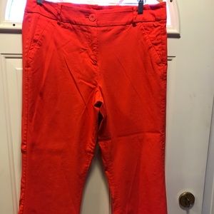 Lane Bryant Lena orange trousers